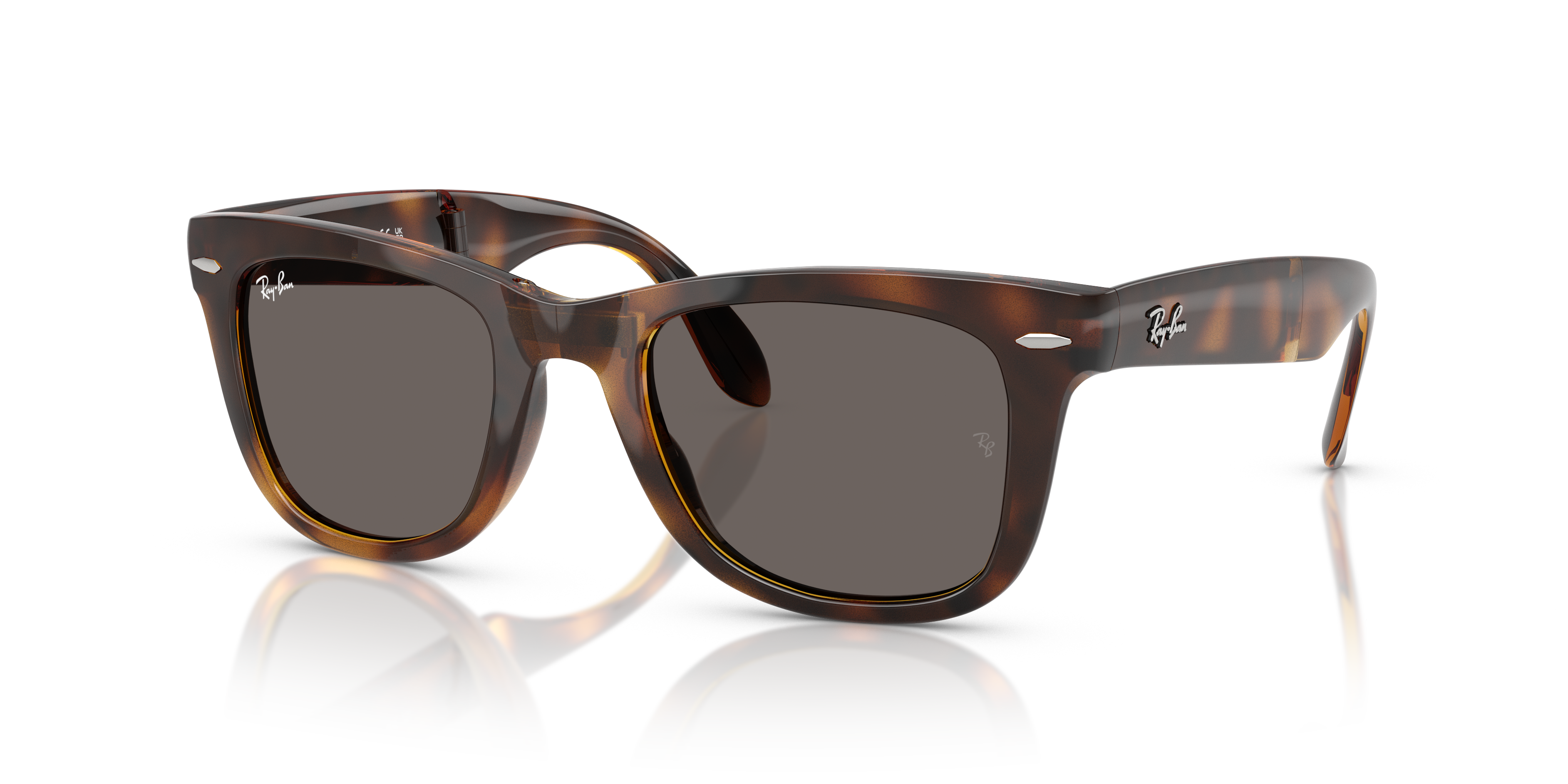 RAY-BAN RB4105 FOLDING WAYFARER 710/B1 50