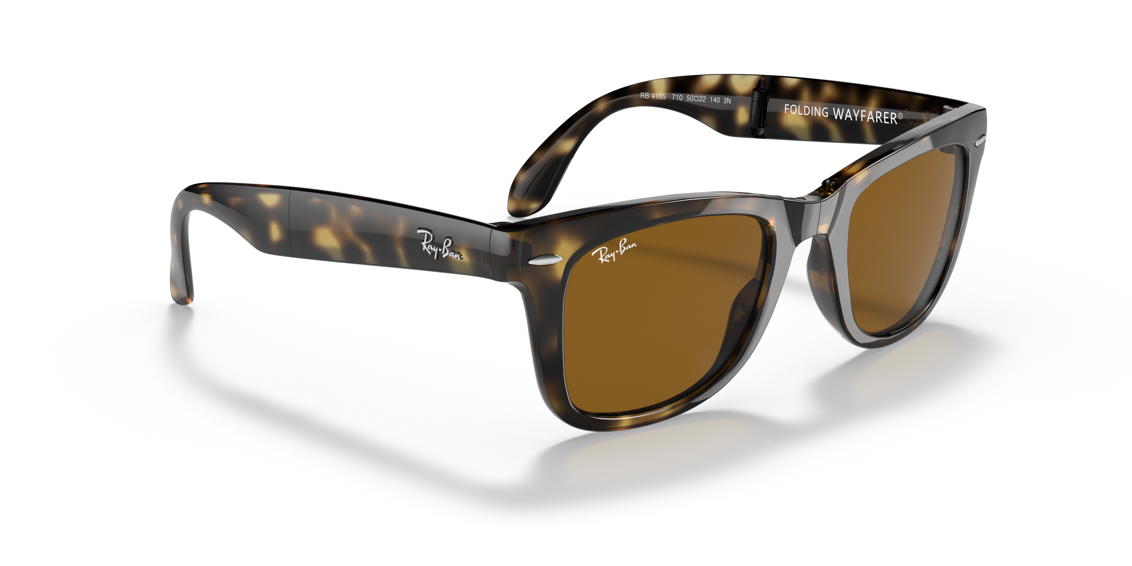RAY-BAN RB4105 FOLDING WAYFARER 710 50