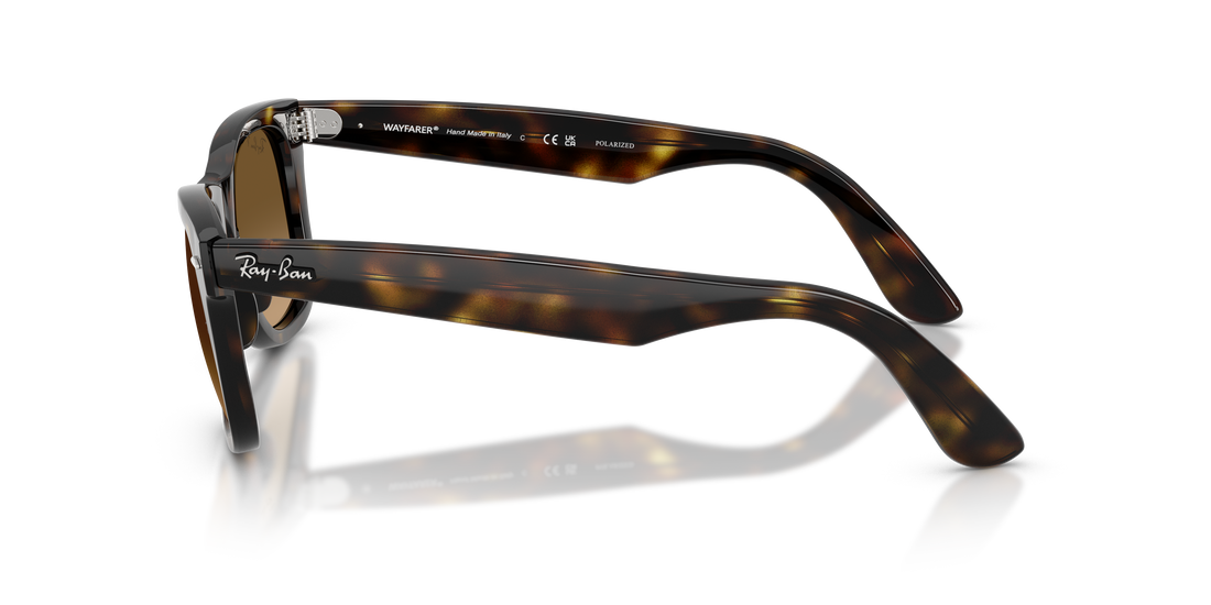 Occhiali da sole ray-ban rb4340 wayfarer ease 710/m2 havana square unisex taglia 50mm - Vista dettagliata