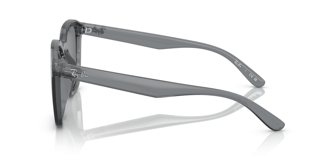 Sunglasses ray-ban rb4392d 645087 gris square unisex size 66mm - Detailed view