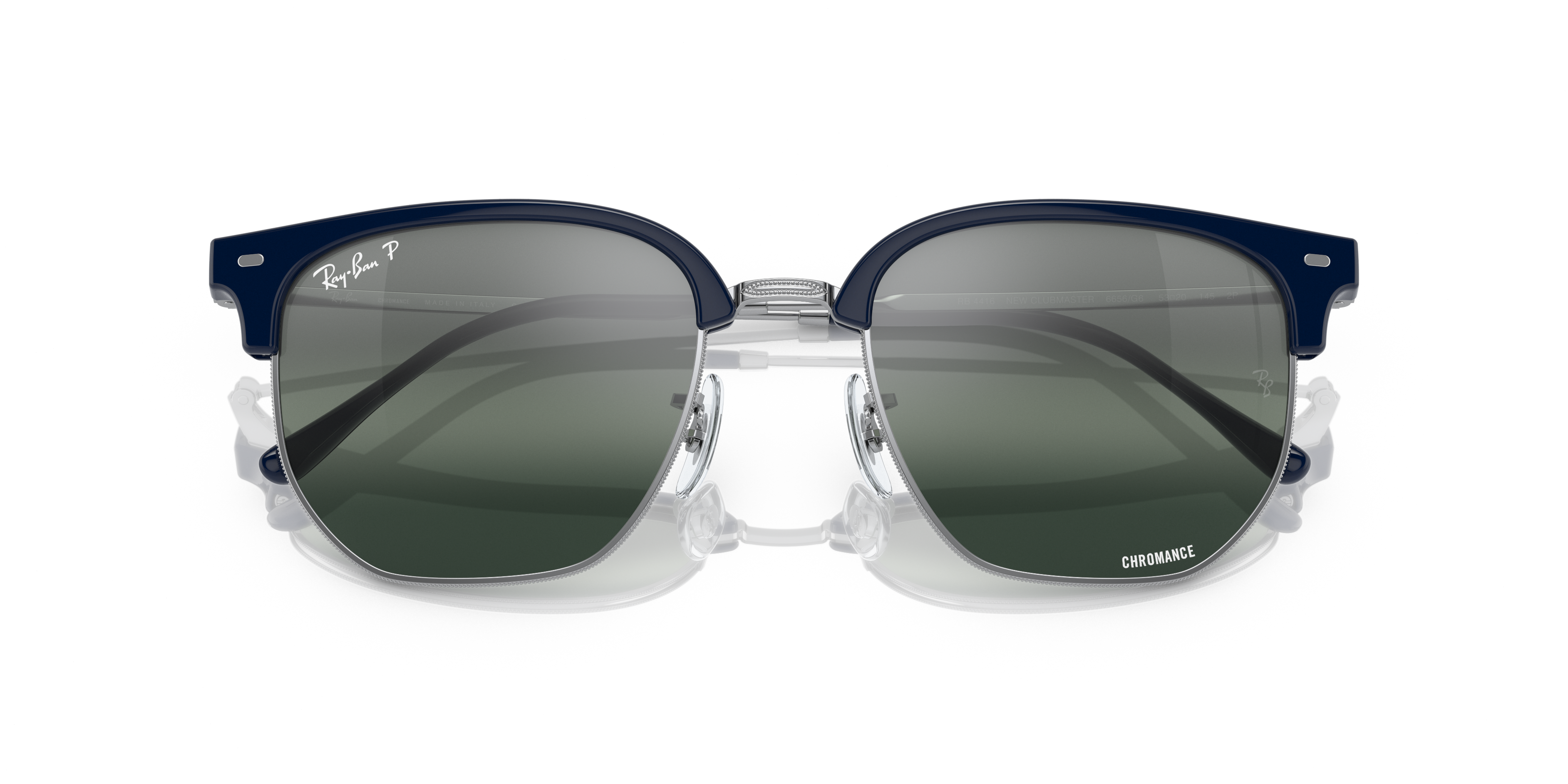 RAY-BAN RB4416 NEW CLUBMASTER 6656G6 53