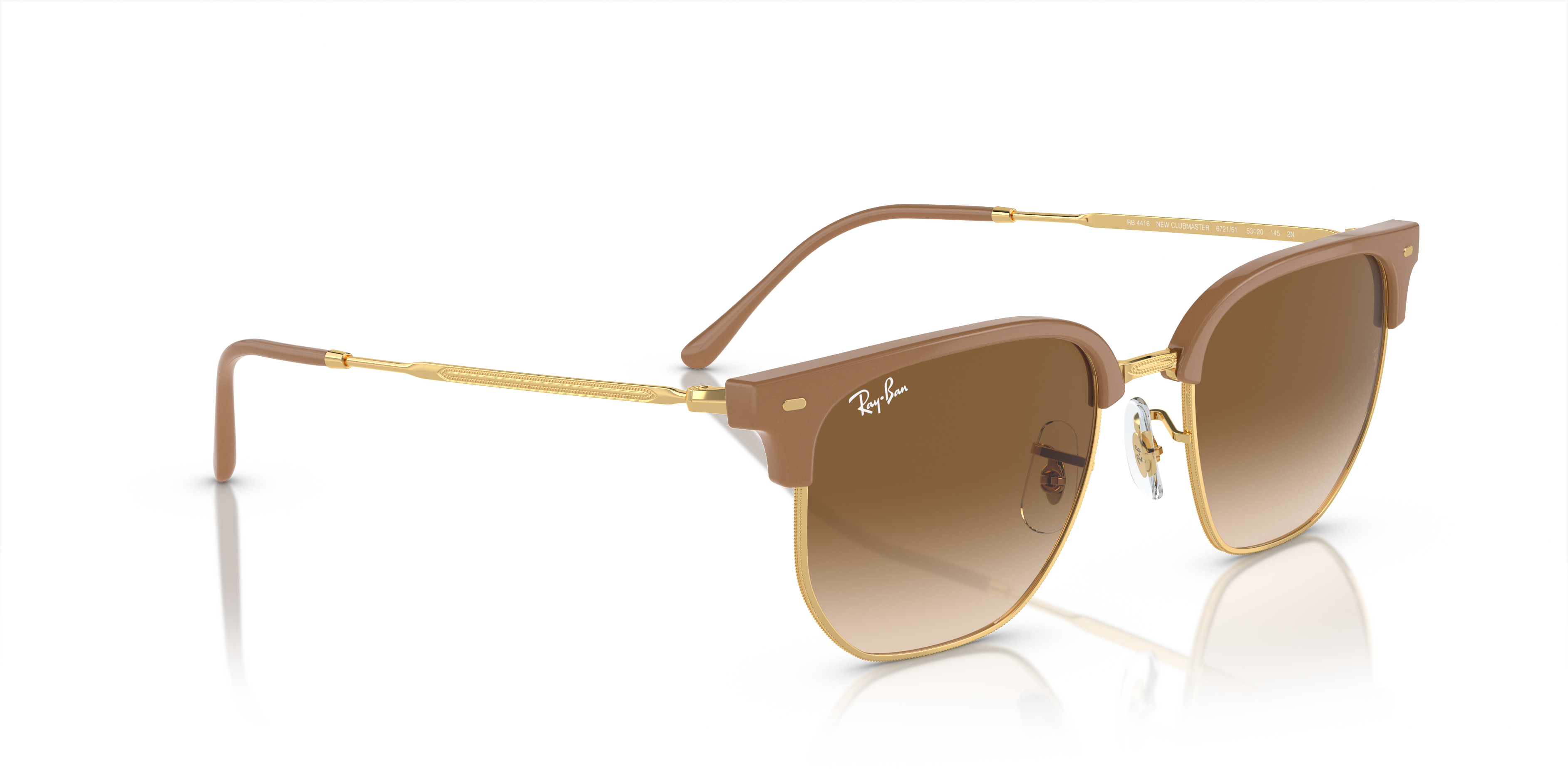 RAY-BAN RB4416 NEW CLUBMASTER 672151 53