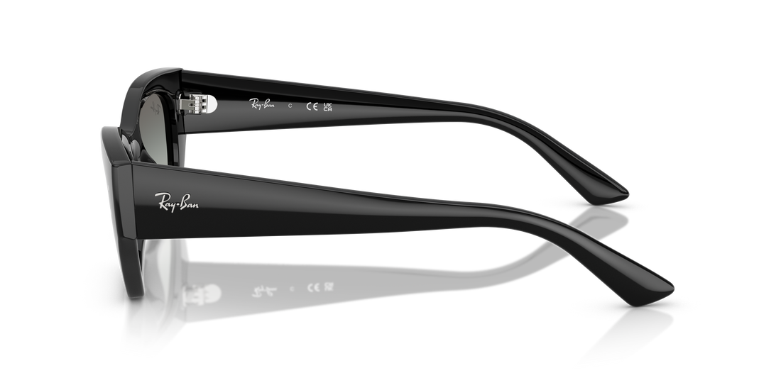 Sonnenbrillen ray-ban rb4430 zena 667711 negro irregular unisex größe 52mm - Detailansicht