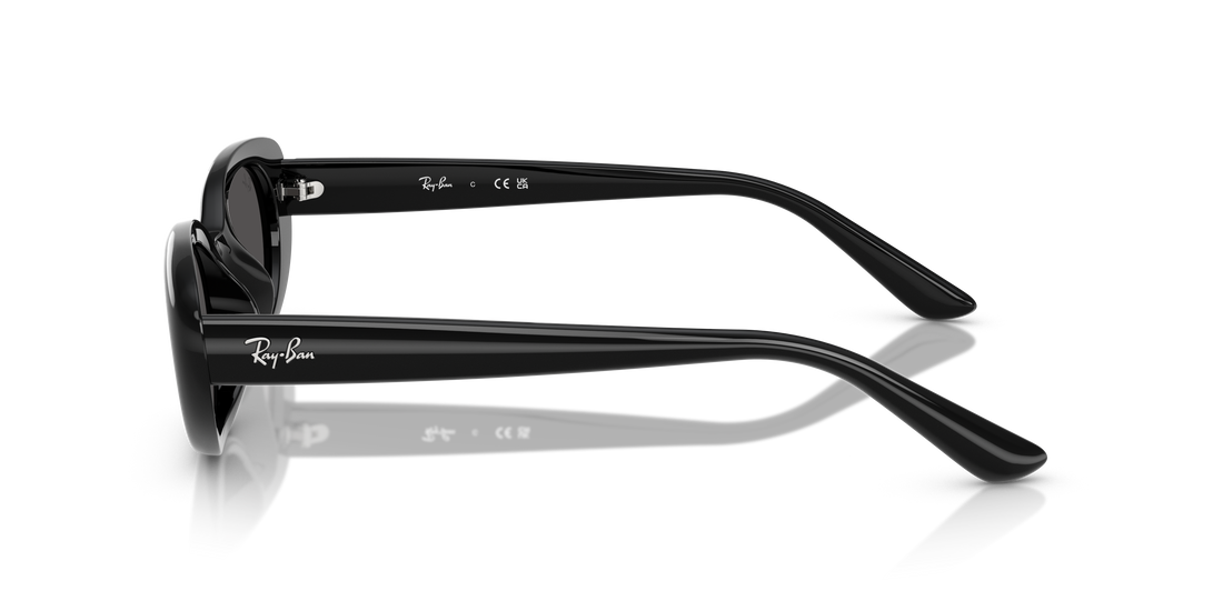 Lunettes de soleil ray-ban rb4441d 667787 negro pillow unisex taille 53mm - Vue détaillée