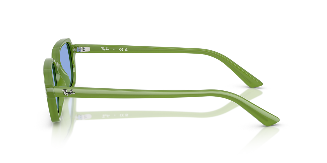 Occhiali da sole ray-ban rb4455 zuri 681080 verde pillow unisex taglia 52mm - Vista dettagliata