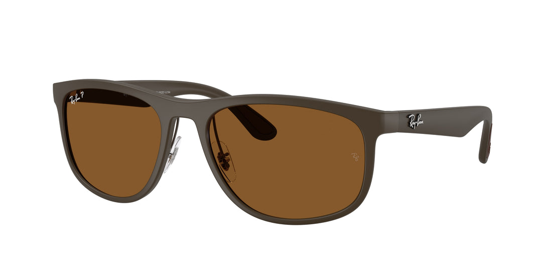 Occhiali da sole ray-ban rb4468 6124bb marron square unisex taglia 59mm - Vista principale