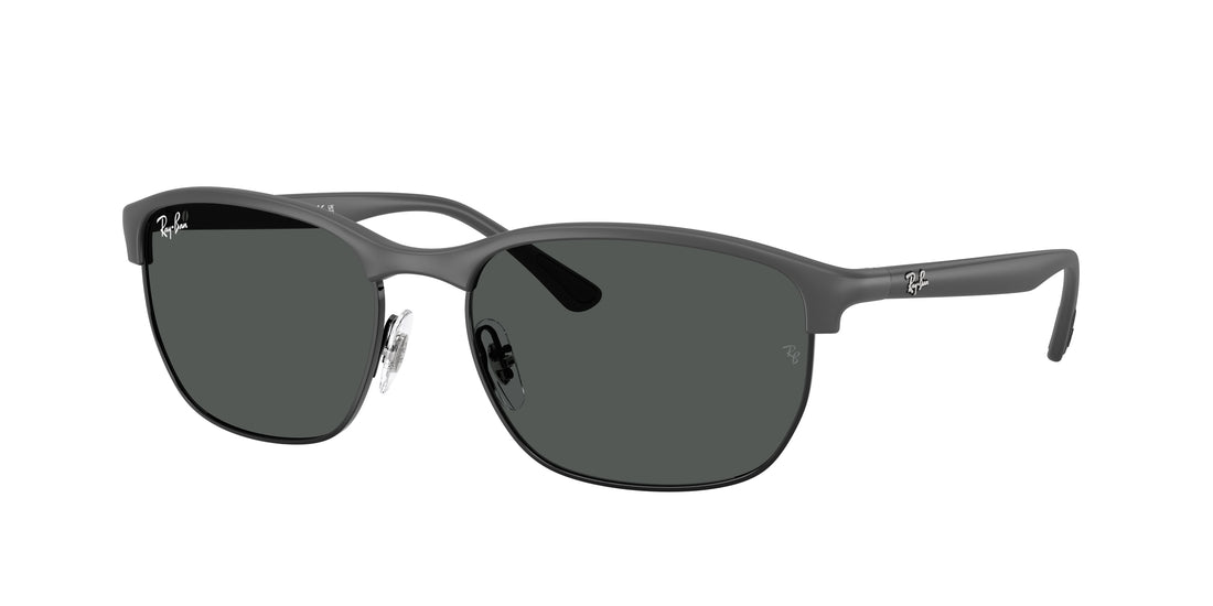 Lunettes de soleil ray-ban rb4469 601787 gris square unisex taille 59mm - Vue principale