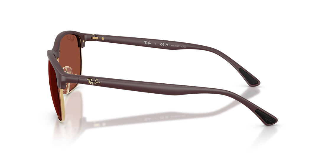 Lunettes de soleil ray-ban rb4469 64451b violeta square unisex taille 59mm - Vue détaillée