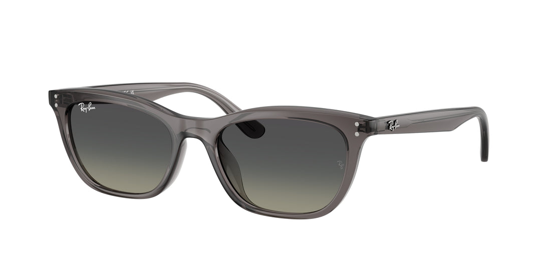 Occhiali da sole ray-ban rb4474d 667511 gris irregular unisex taglia 54mm - Vista principale