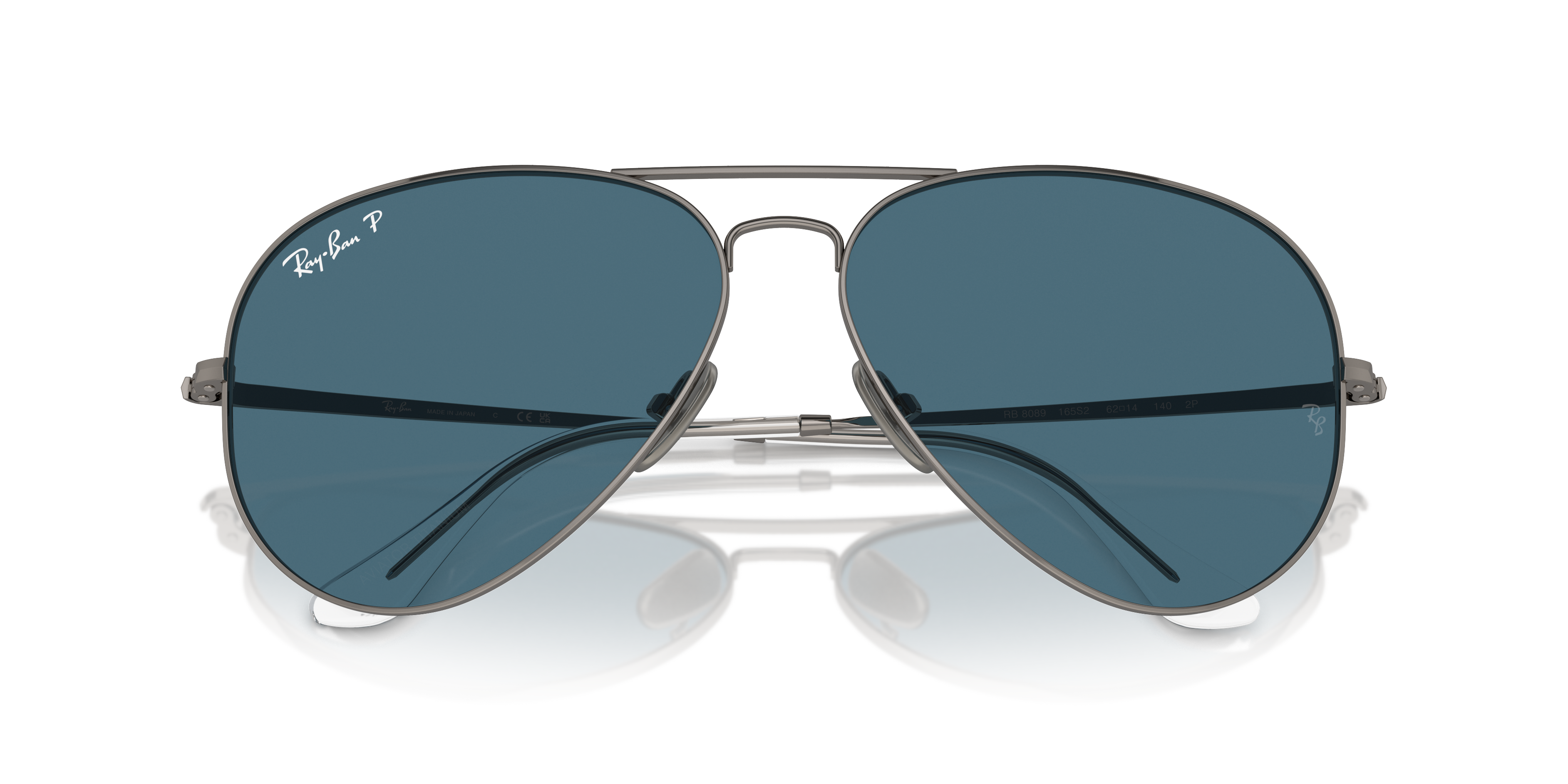 RAY-BAN RB8089 AVIATOR TITANIUM 165/S2 62