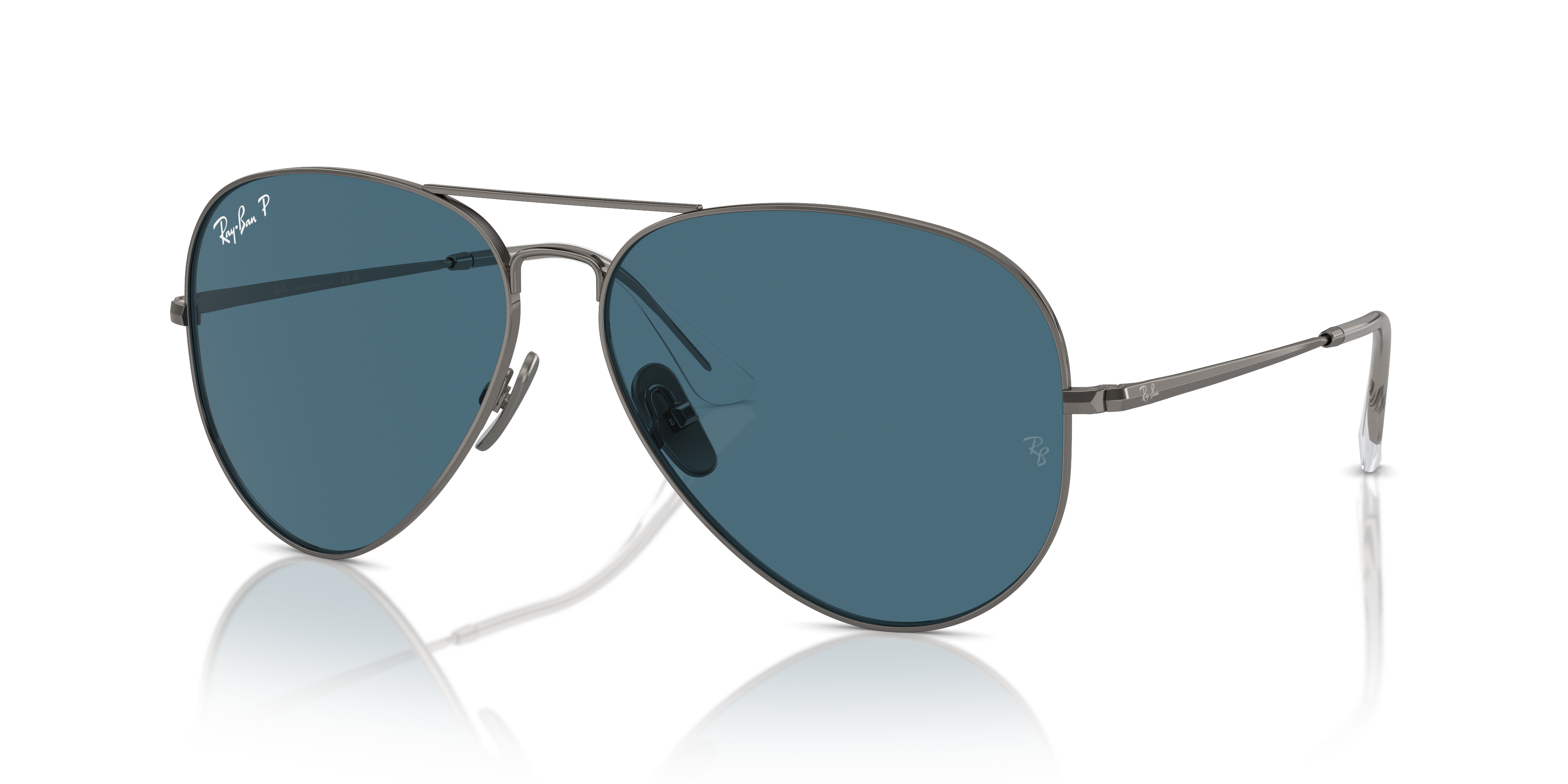 RAY-BAN RB8089 AVIATOR TITANIUM 165/S2 62