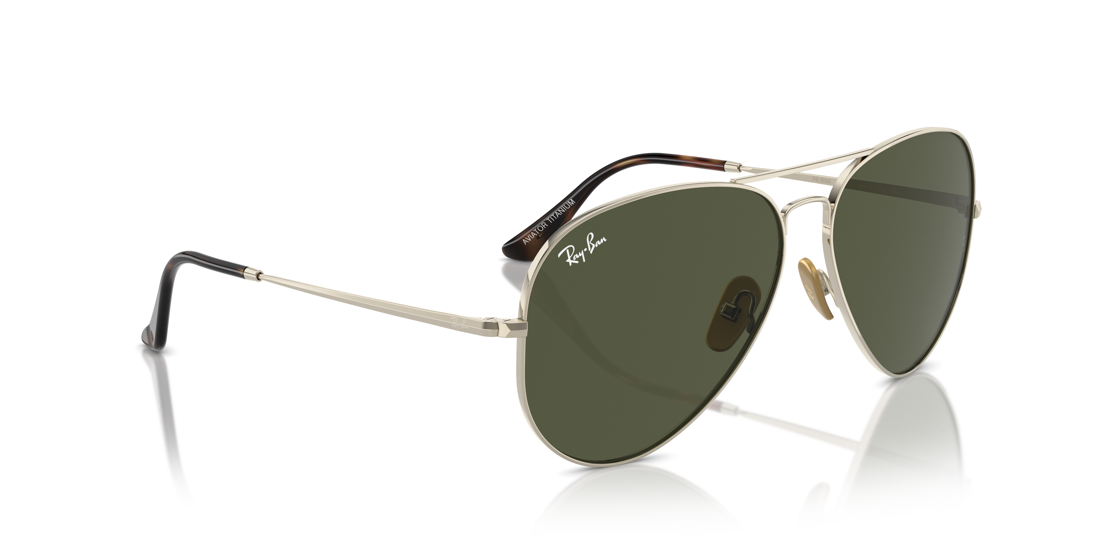 RAY-BAN RB8089 AVIATOR TITANIUM 926531 62