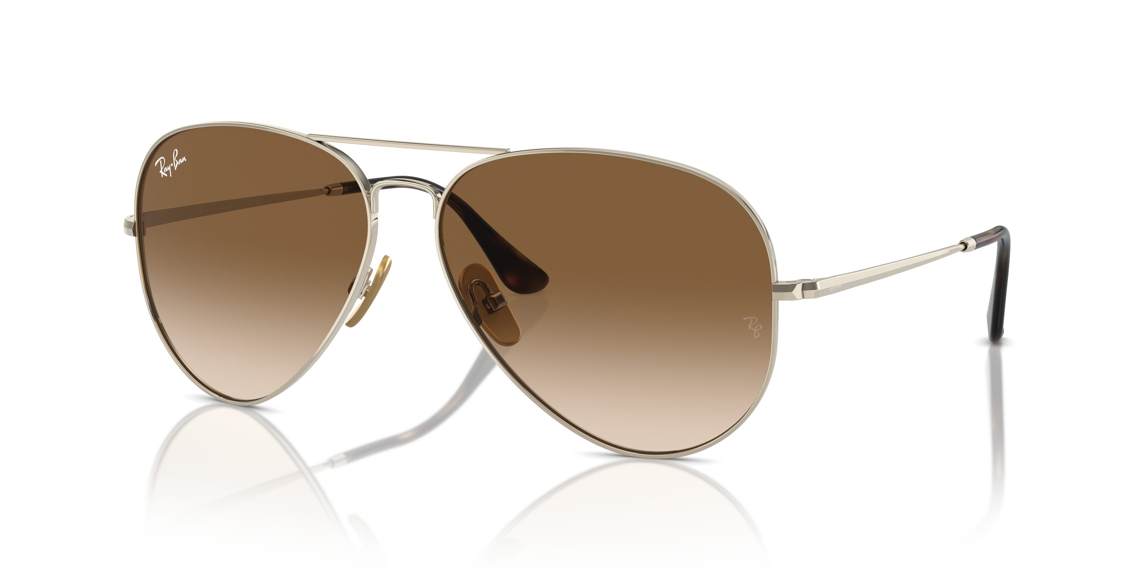 RAY-BAN RB8089 AVIATOR TITANIUM 926551 62