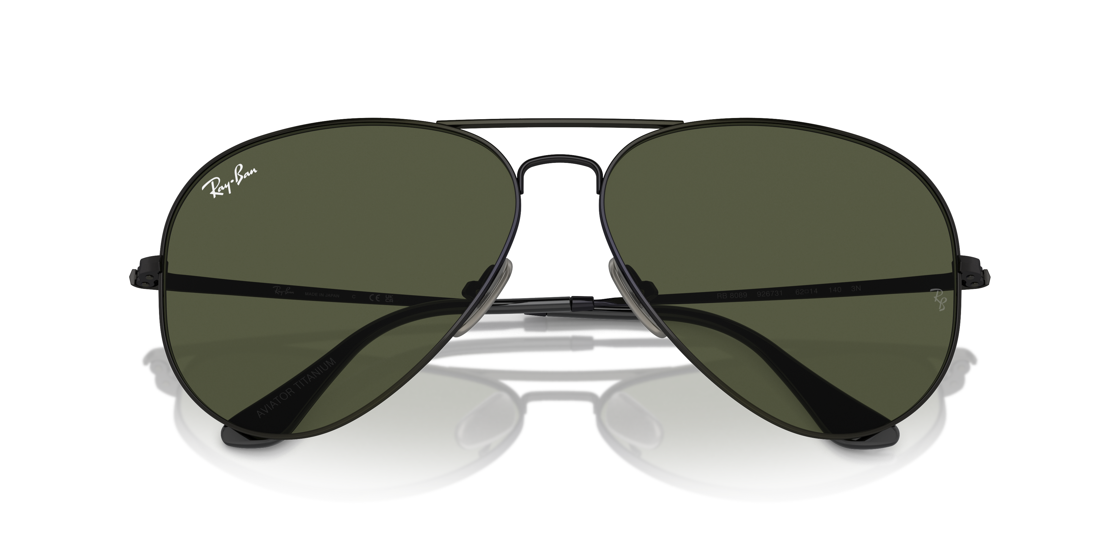 RAY-BAN RB8089 AVIATOR TITANIUM 926731 58