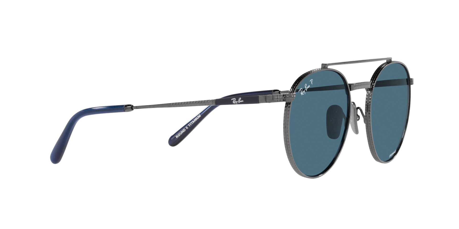 RAY-BAN RB8237 ROUND II TITANIUM 3142S2 53 - 13