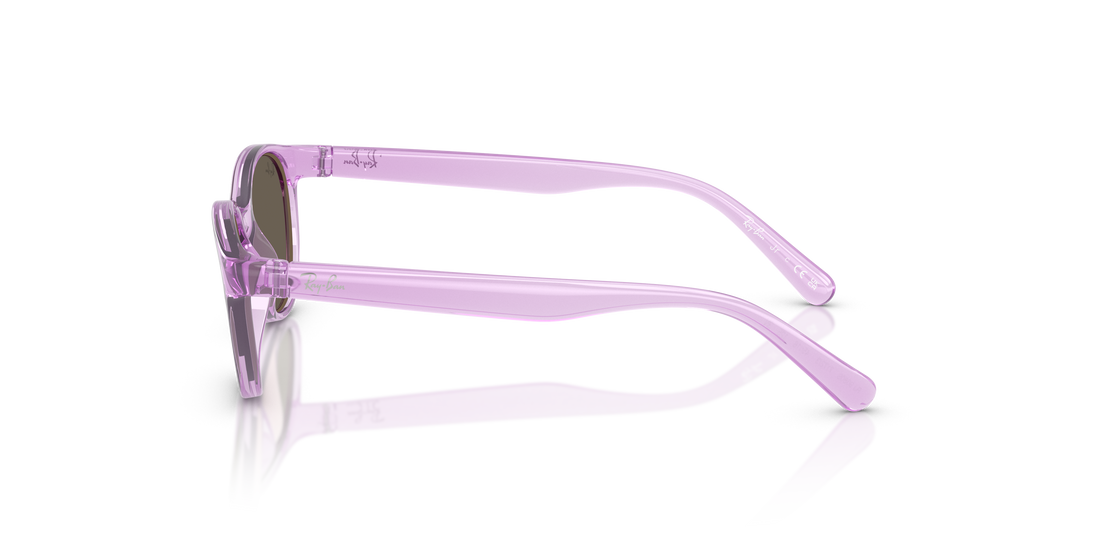 Sunglasses ray-ban junior rj9080s 7172/3 violeta square infantil size 45mm - Detailed view