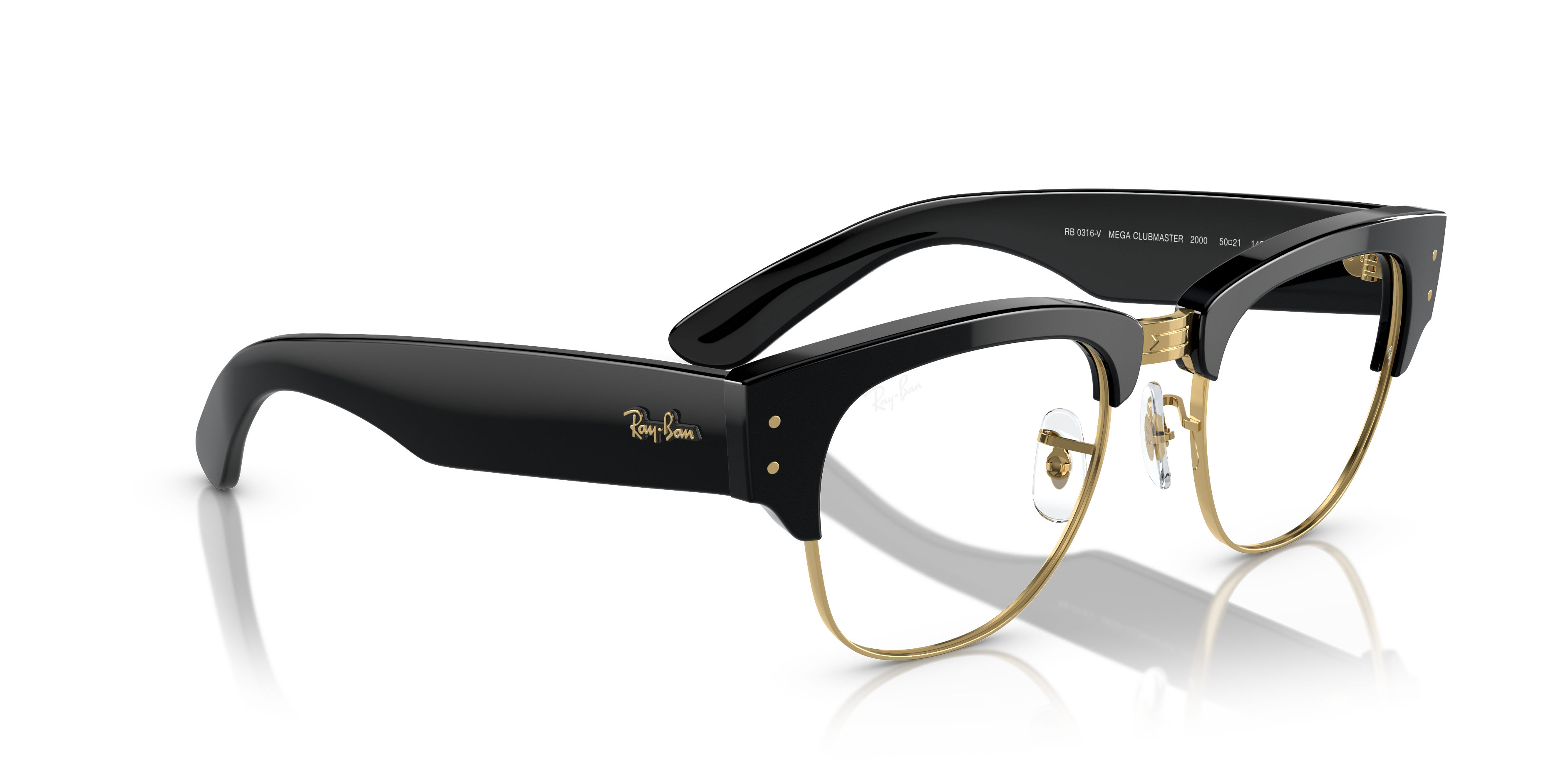 RAY-BAN RX0316V MEGA CLUBMASTER 2000 50