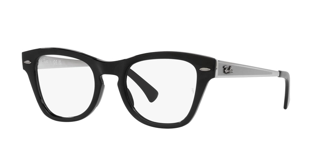 Okulary korekcyjne ray-ban rx0707vm 2000 unisex rozmiar 50mm - Widok główny