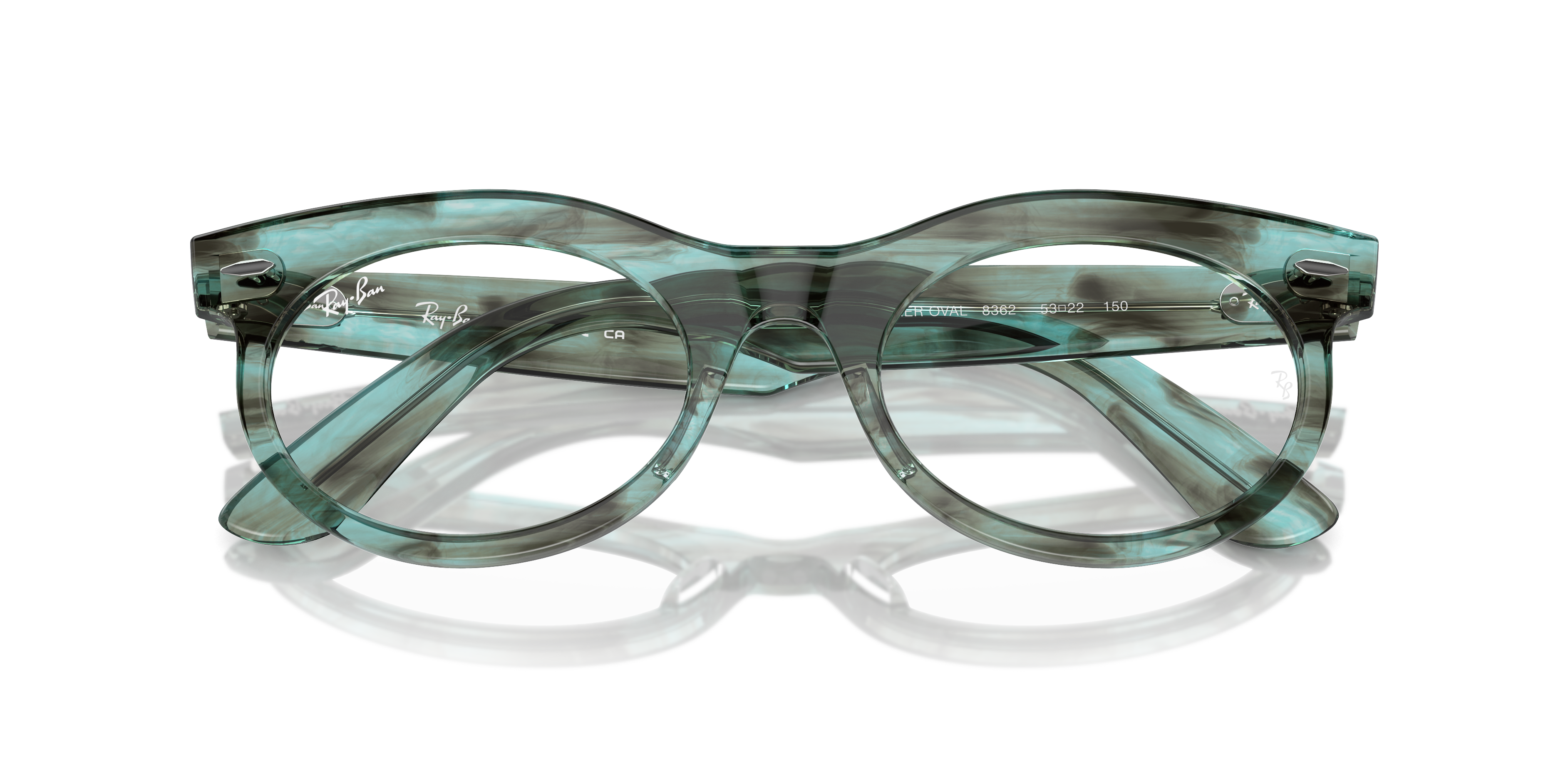 RAY-BAN RX2242V WAYFARER OVAL 8362 53