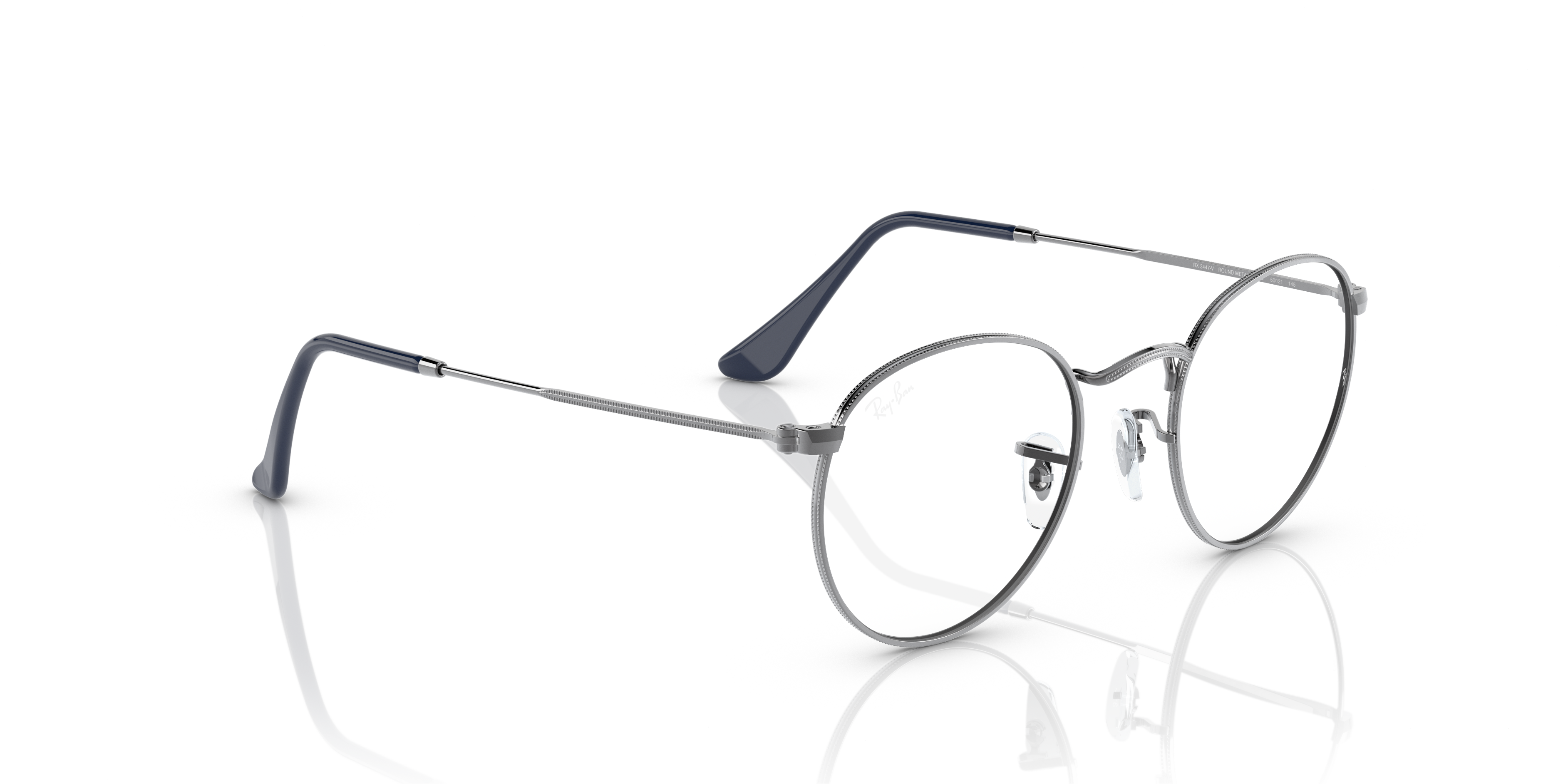 RAY-BAN RX3447V ROUND METAL 2502 50