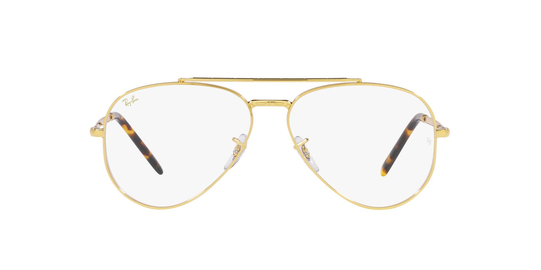 Occhiali da vista ray-ban rx3625v new aviator 3086 unisex taglia 55mm - Vista dettagliata