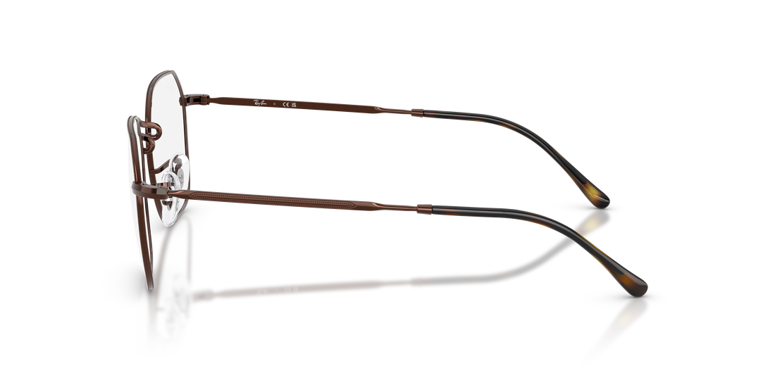 Gafas graduadas ray-ban rx3694v jim 2511 marron irregular unisex talla 53mm - Vista de detalle