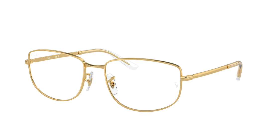 Prescription glasses ray-ban rx3732v 2500 oro unisex size 56mm - Main view