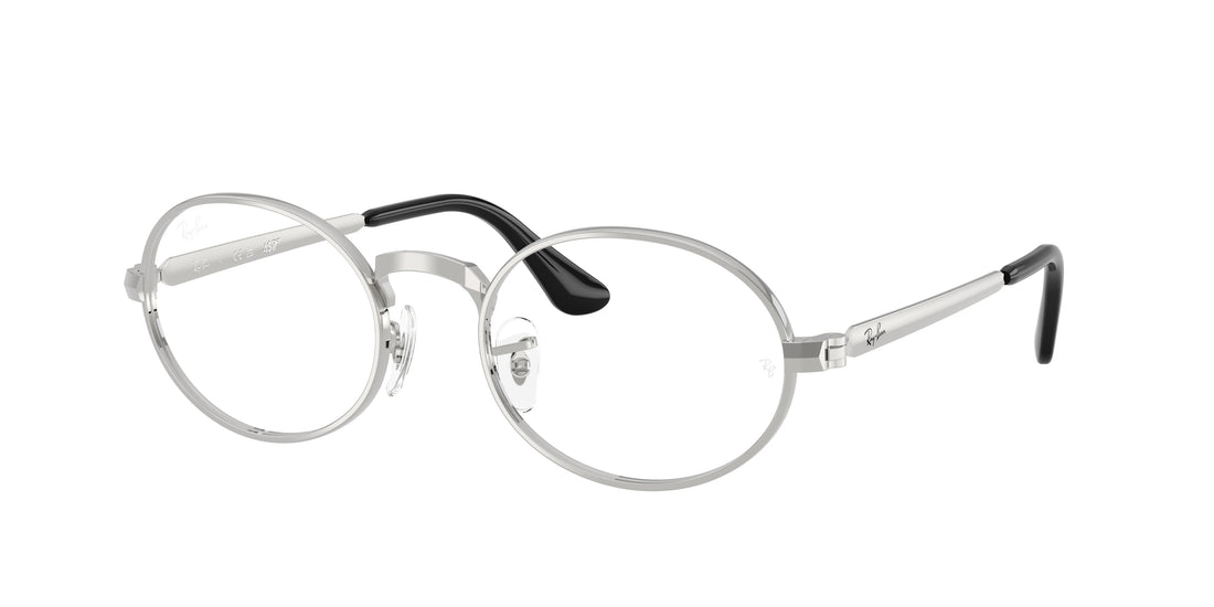 Brillen ray-ban rx3931v 2501 plateado oval unisex größe 52mm - Hauptansicht