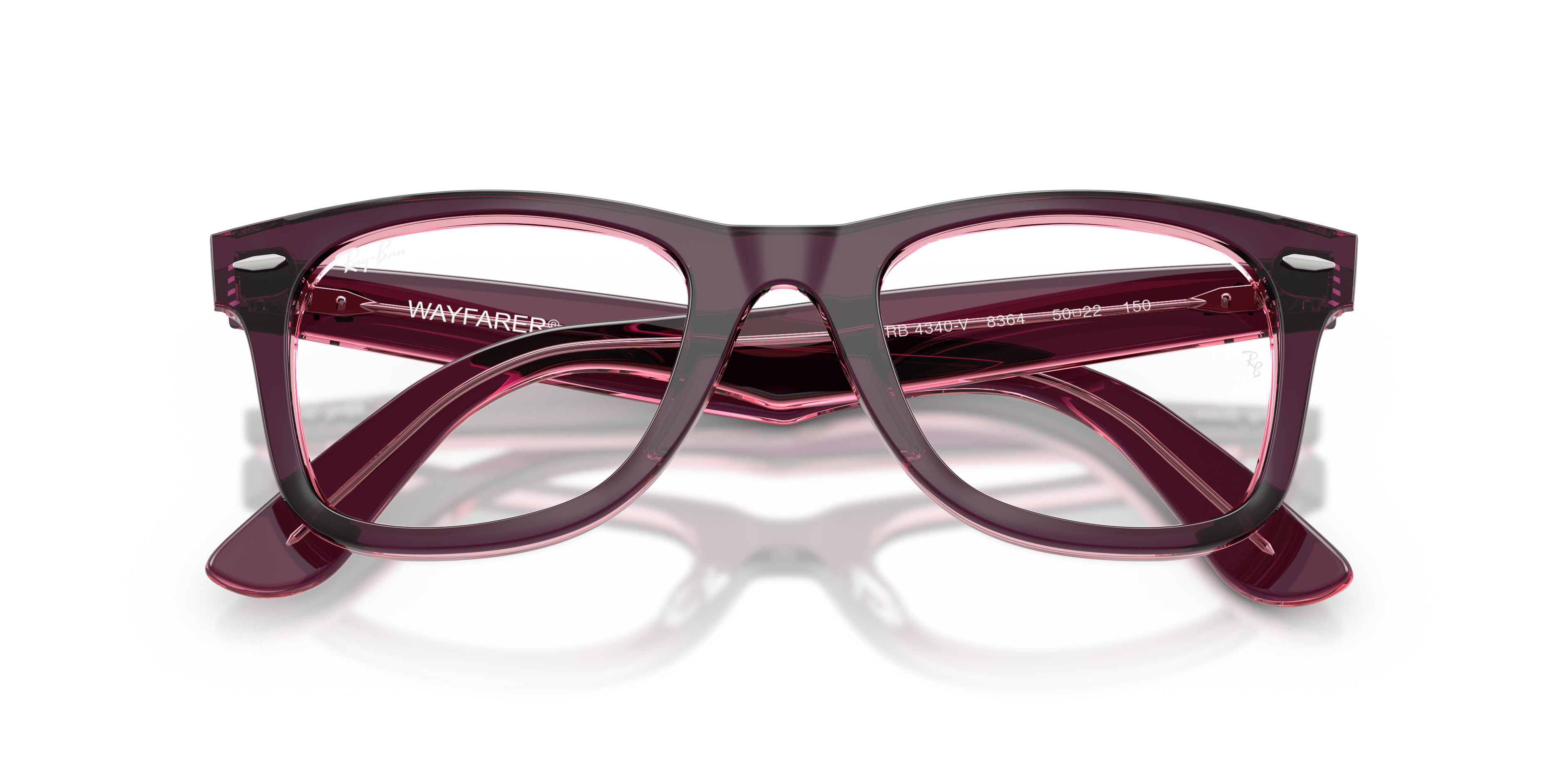 RAY-BAN RX4340V WAYFARER EASE 8364 50