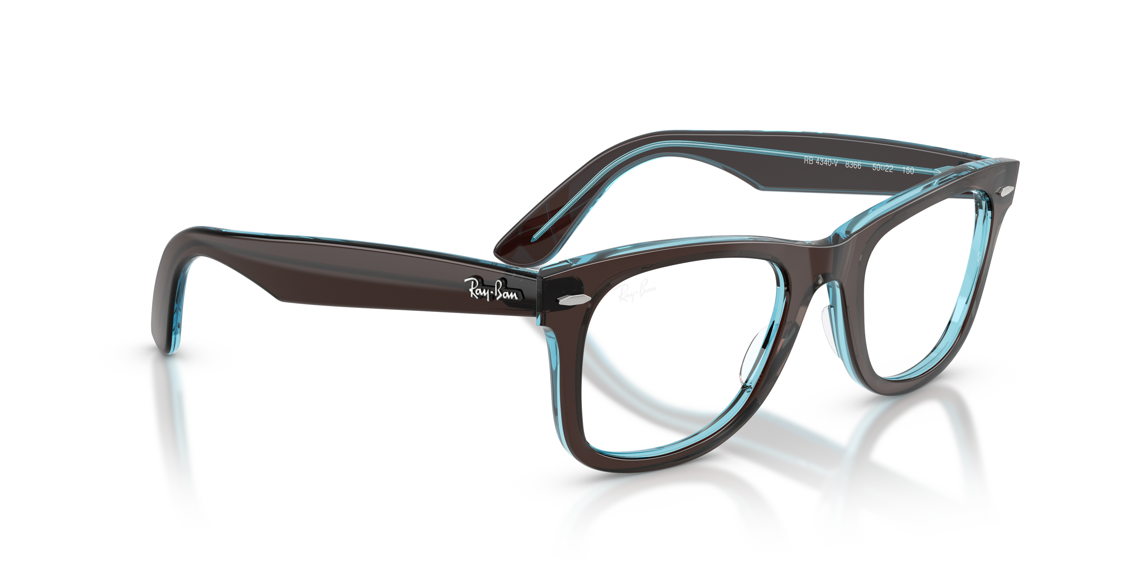 RAY-BAN RX4340V WAYFARER EASE 8366 50