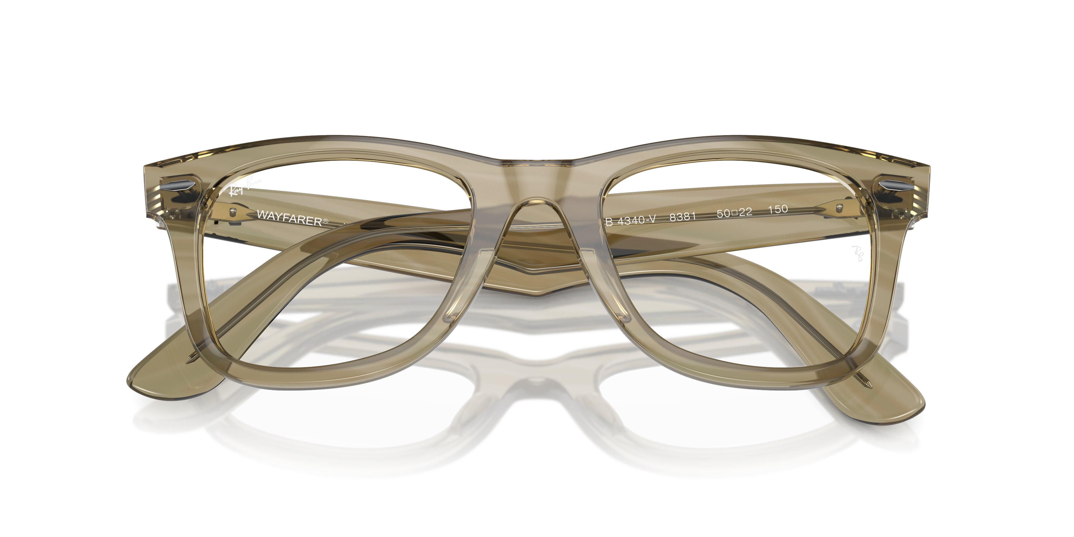 RAY-BAN RX4340V WAYFARER EASE 8381 50