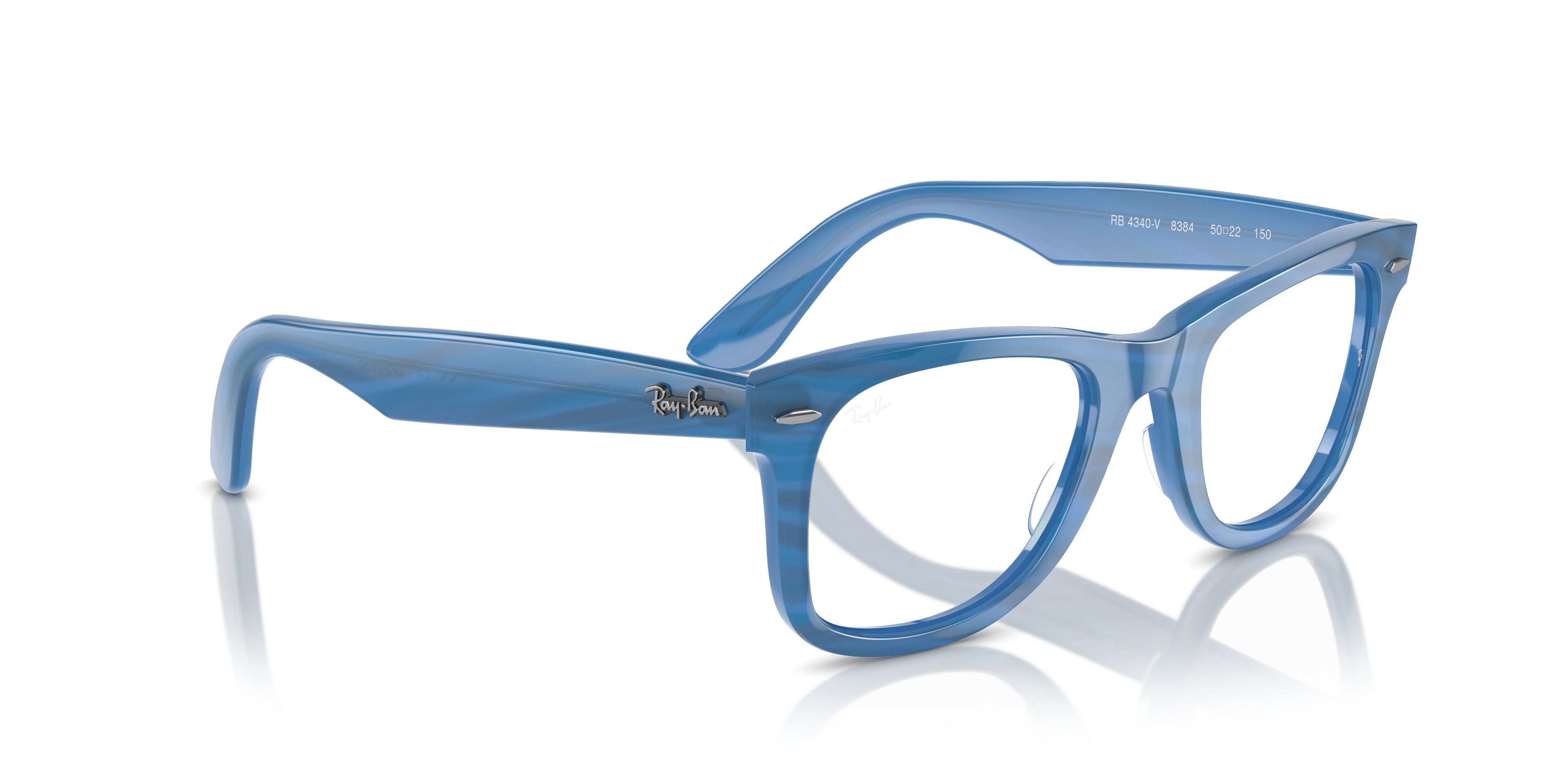 RAY-BAN RX4340V WAYFARER EASE 8384 50