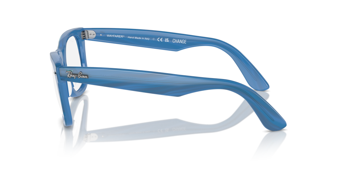 Prescription glasses ray-ban rx4340v wayfarer ease 8384 azul square unisex size 50mm - Detailed view