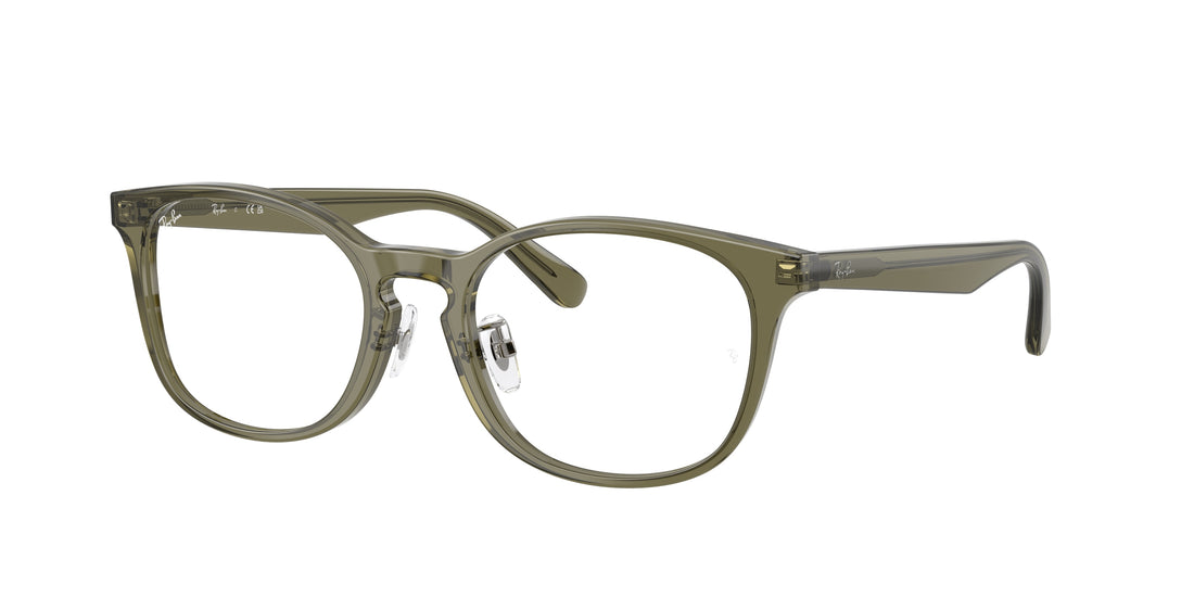 Occhiali da vista ray-ban rx5386d 8501 marron oval unisex taglia 51mm - Vista principale