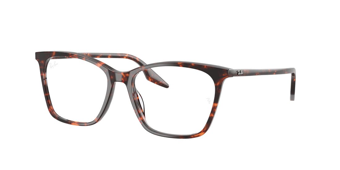 Brillen ray-ban rx5422 8423 rojo cat eye femenino größe 52mm - Hauptansicht