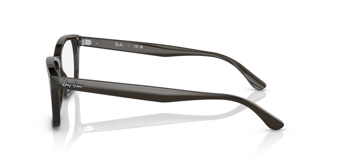 Óculos graduados ray-ban rx5428 8299 . tamanho 55mm - Vista de detalhe