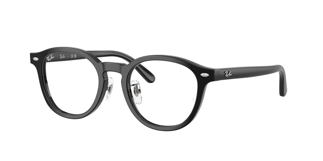 Brillen ray-ban rx5443d 2000 negro square unisex größe 49mm - Hauptansicht