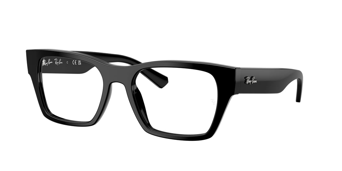Prescription glasses ray-ban rx5448 2000 negro irregular unisex size 53mm - Main view
