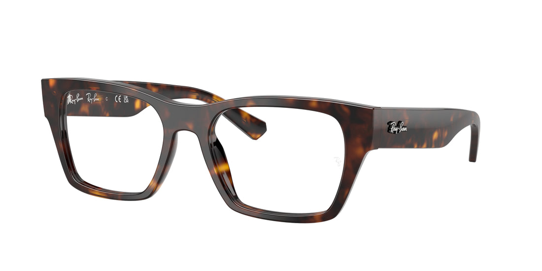 Lunettes de vue ray-ban rx5448 2012 havana irregular unisex taille 55mm - Vue principale