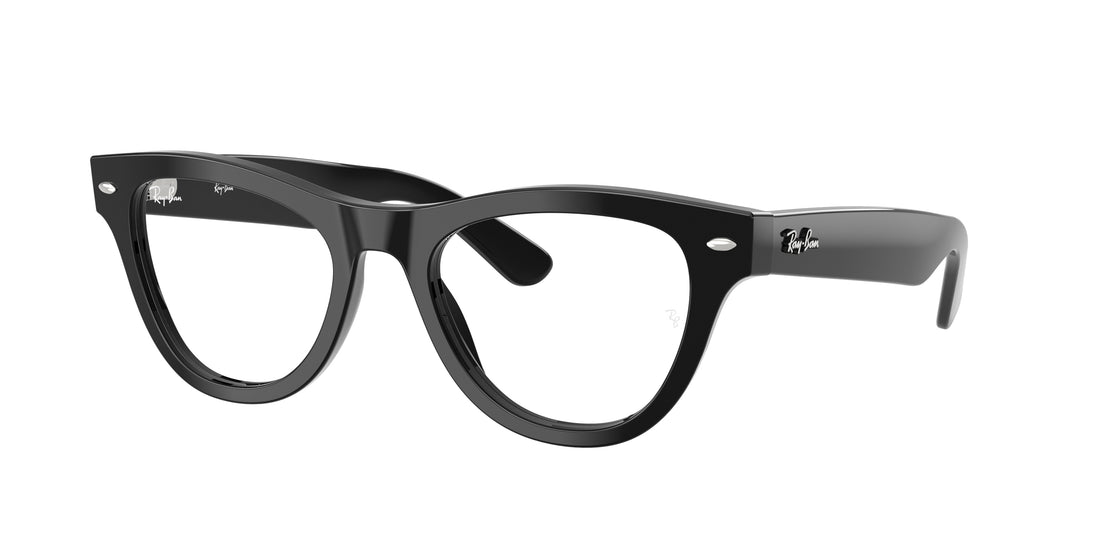 Prescription glasses ray-ban rx5510 2000 negro cat eye femenino size 50mm - Main view