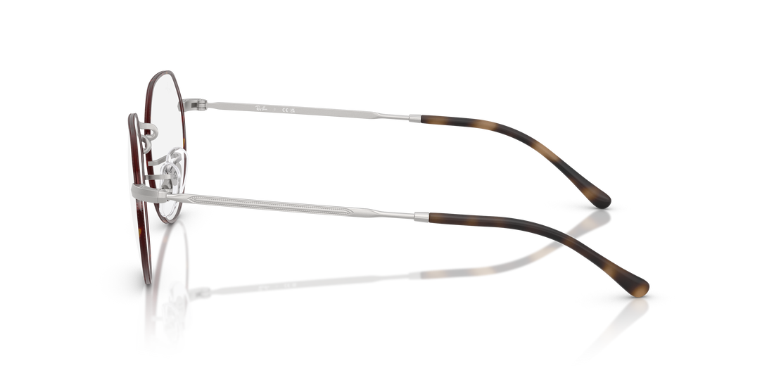 Brillen ray-ban rx6465 jack 3194 havana irregular unisex größe 49mm - Detailansicht