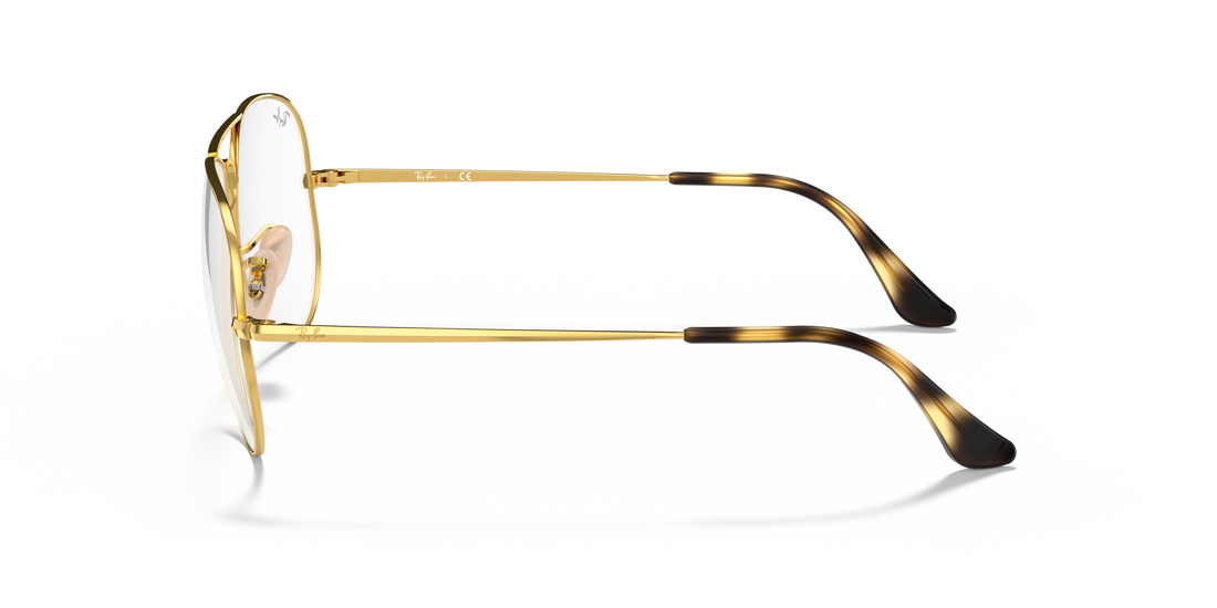 Brillen ray-ban rx6489 aviator 2500 unisex größe 55mm - Detailansicht