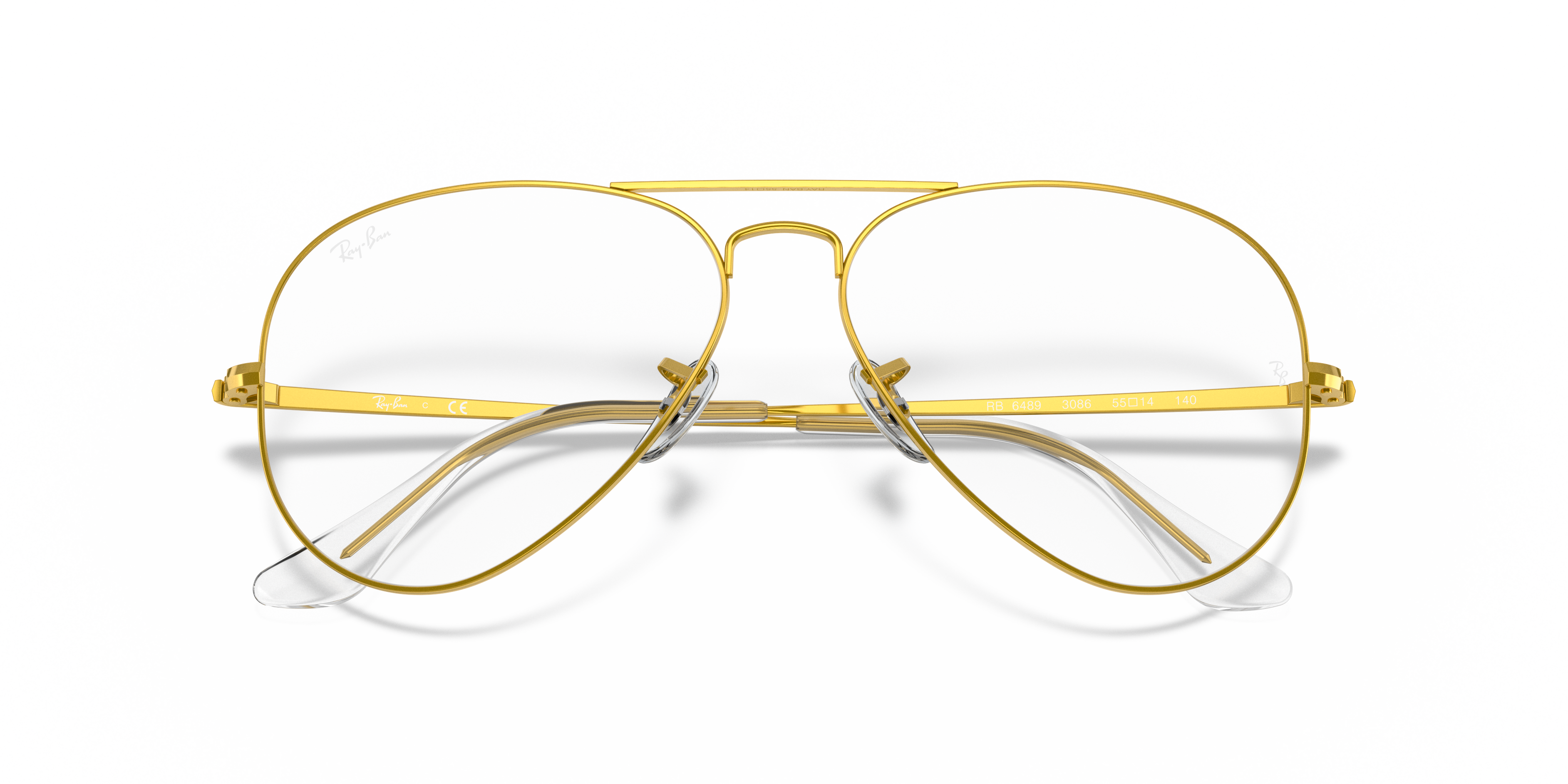 RAY-BAN RX6489 AVIATOR 3086 55