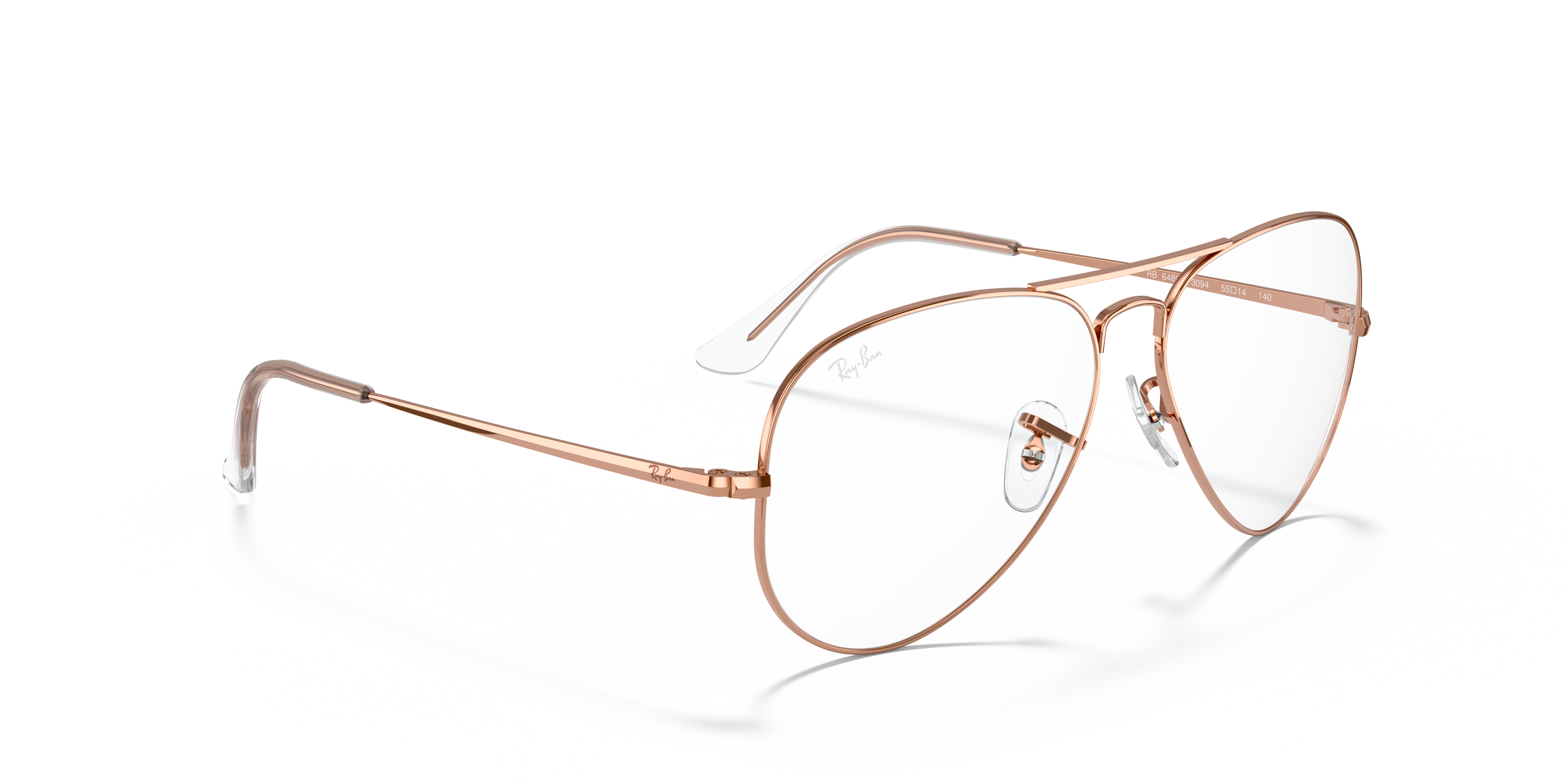 RAY-BAN RX6489 AVIATOR 3094 55