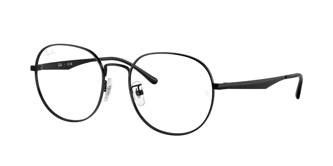 Óculos graduados ray-ban rx6517d 2509 negro unisex tamanho 55mm - Vista principal