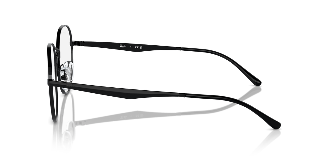 Óculos graduados ray-ban rx6517d 2509 negro unisex tamanho 55mm - Vista de detalhe