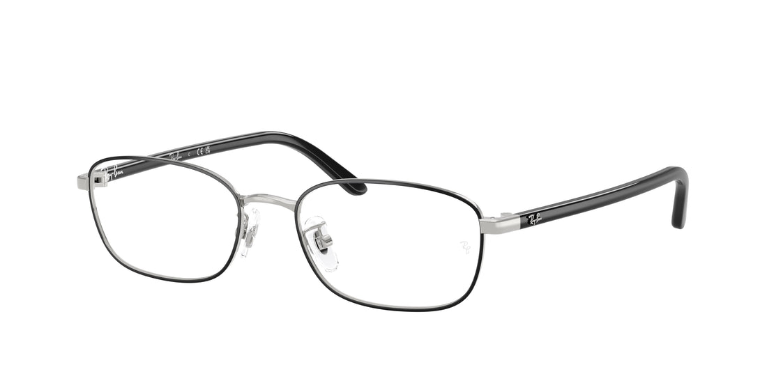 Gafas graduadas ray-ban rx6551d 2861 negro pillow unisex talla 53mm - Vista principal