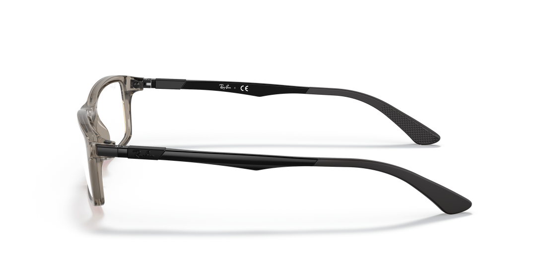 Óculos graduados ray-ban rx7017 8059 unisex tamanho 56mm - Vista de detalhe