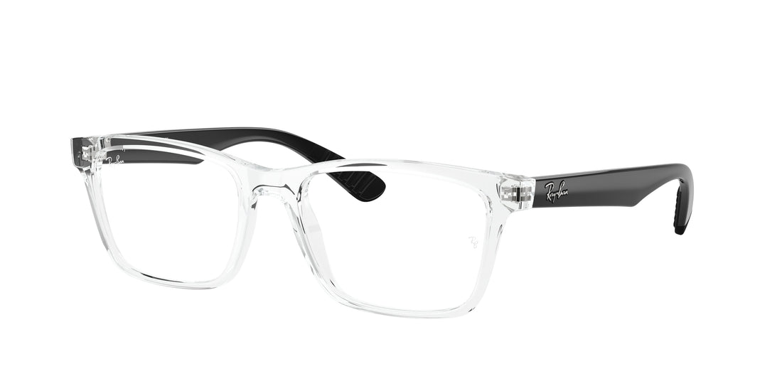 Prescription glasses ray-ban rx7025 5943 transparente square unisex size 55mm - Main view