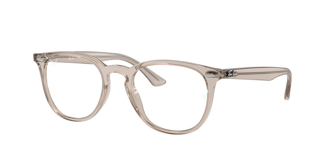 Prescription glasses ray-ban rx7159 8449 marron pantos unisex size 52mm - Main view